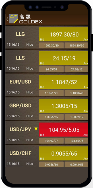 Goldex app